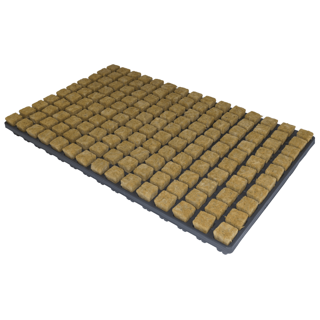 Cultiwool Media - CRB (SBS) 25 mm/1" (150/Tray, 18 Trays per Box)